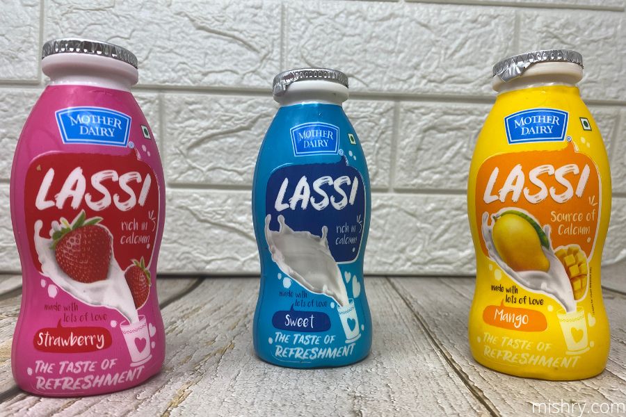 mother dairy lassi variants reviewed