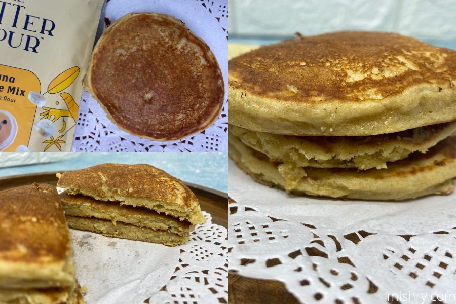 the better flour pancake mix banana cooked
