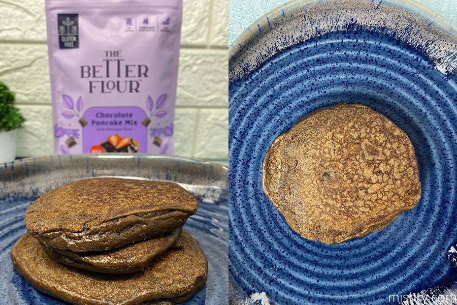 the better flour pancake mix chocolate cooked