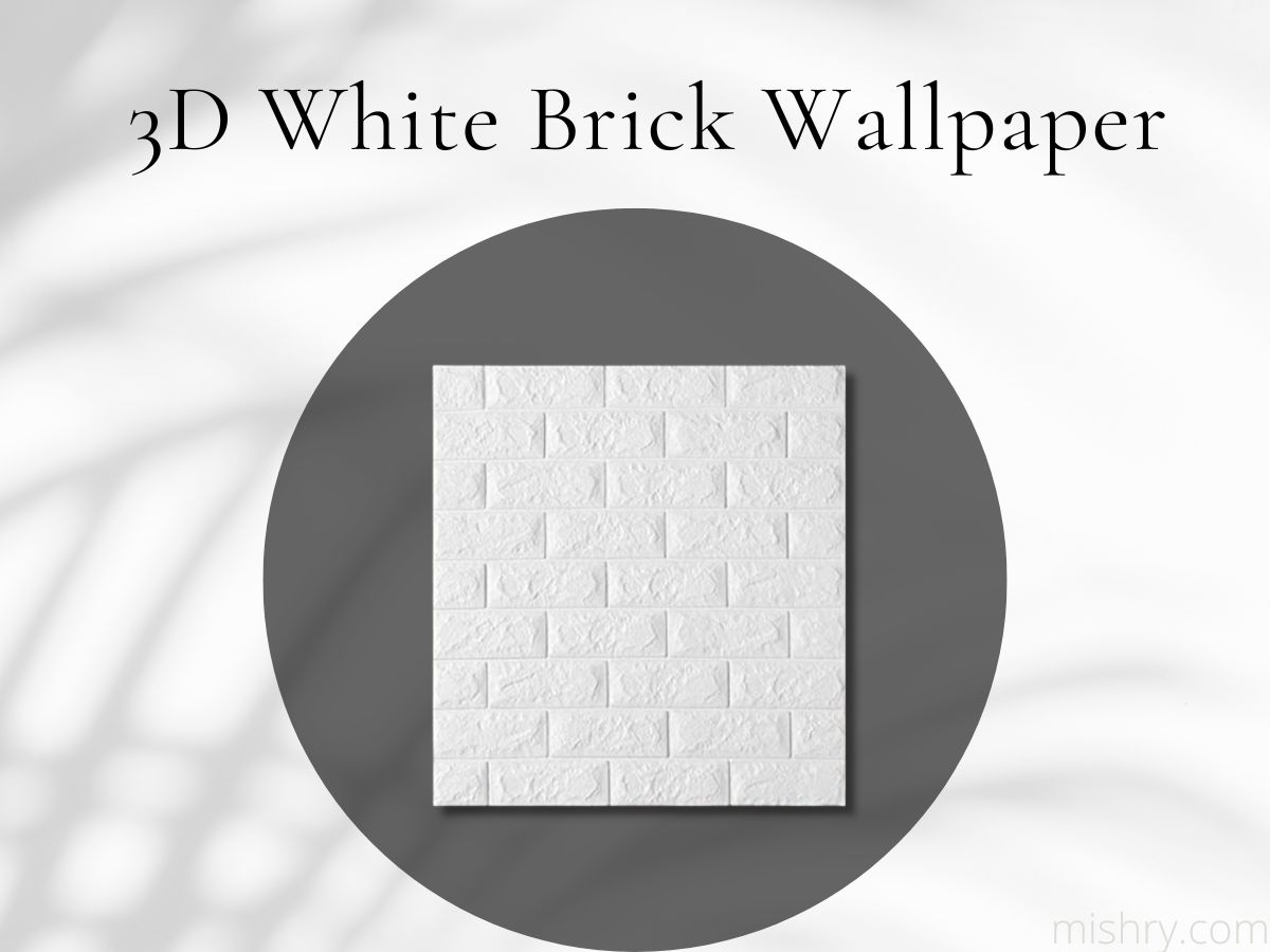 3d white brick wallpaper review