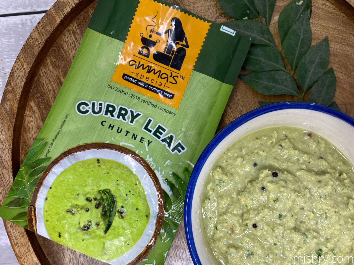 amma's special curry leaf chutney