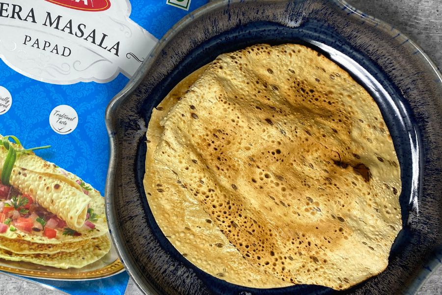 balasa jeera masala papad appearance