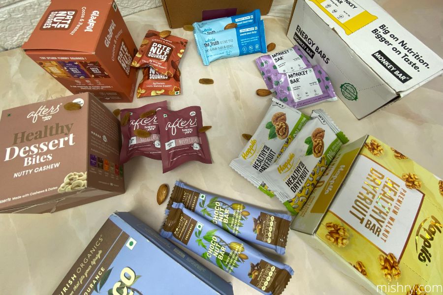 best energy bars in india outer packing