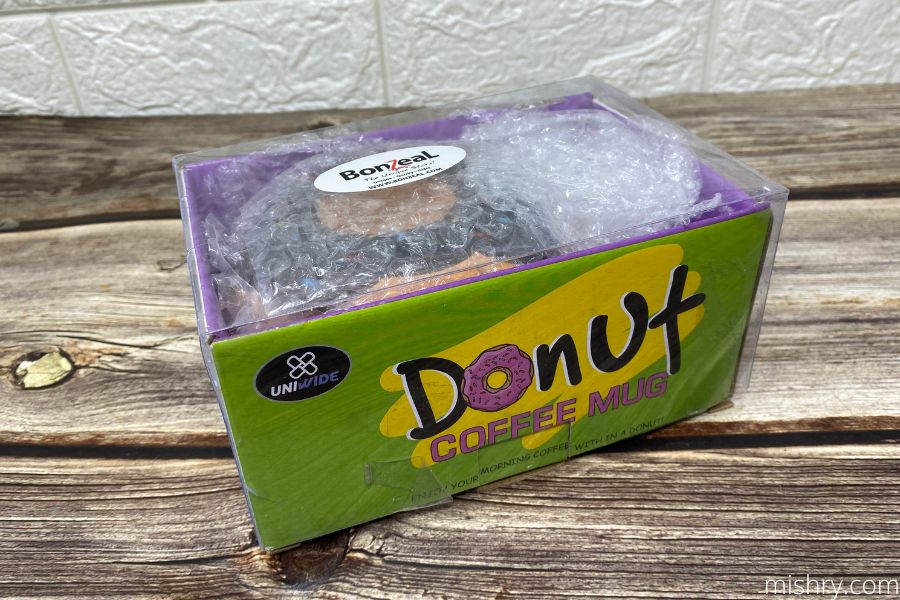 ceramic donut mug box pack