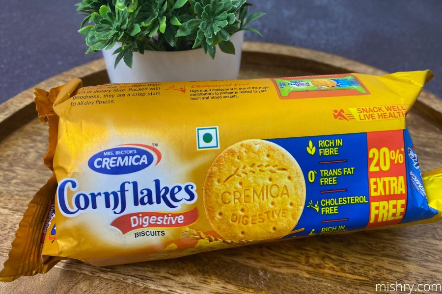 cremica cornflakes digestive biscuits packing