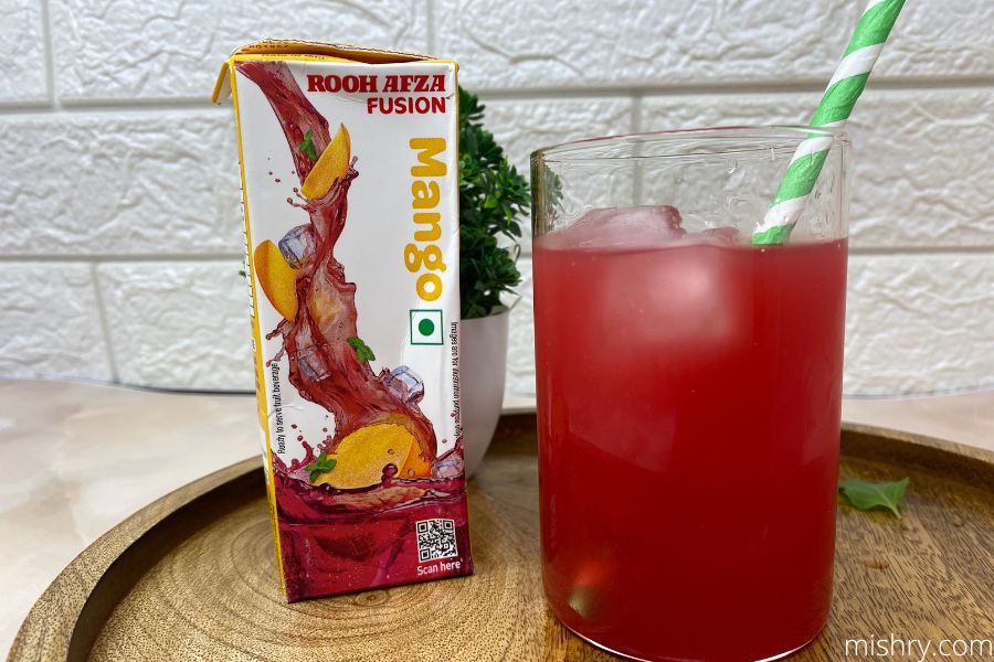 hamdard rooh afza fusion fruit drinks mango