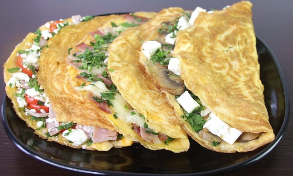 masala spinach omelet