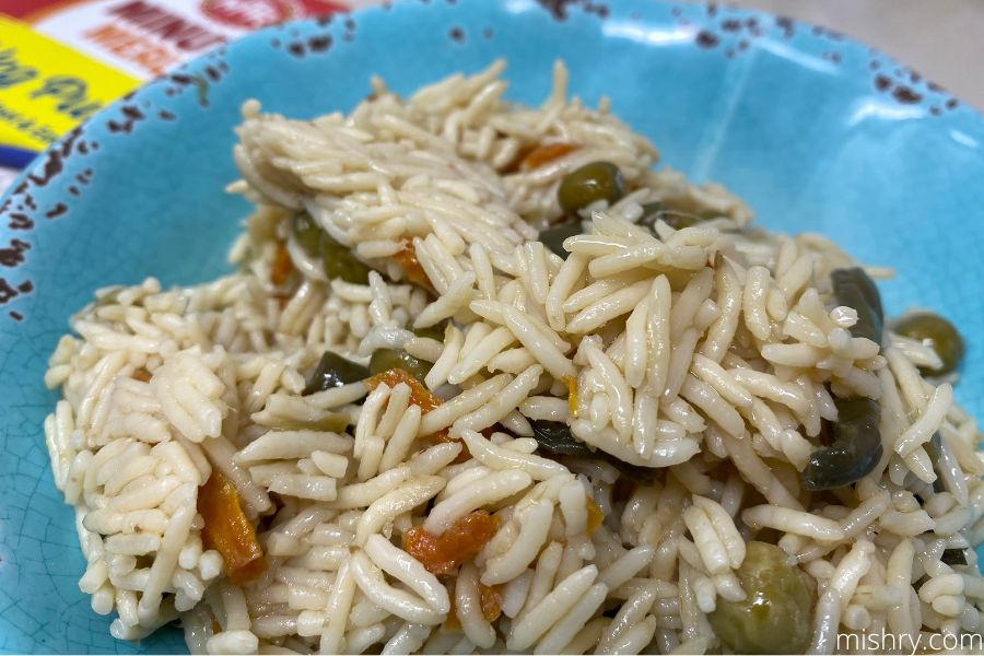 mtr vegetable pulao rice appearance