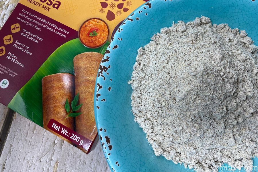 quick look at organic tattva ragi dosa mix