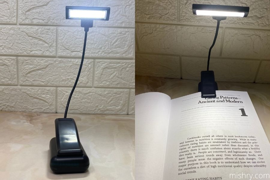 review in process of clip on adjustable lamp