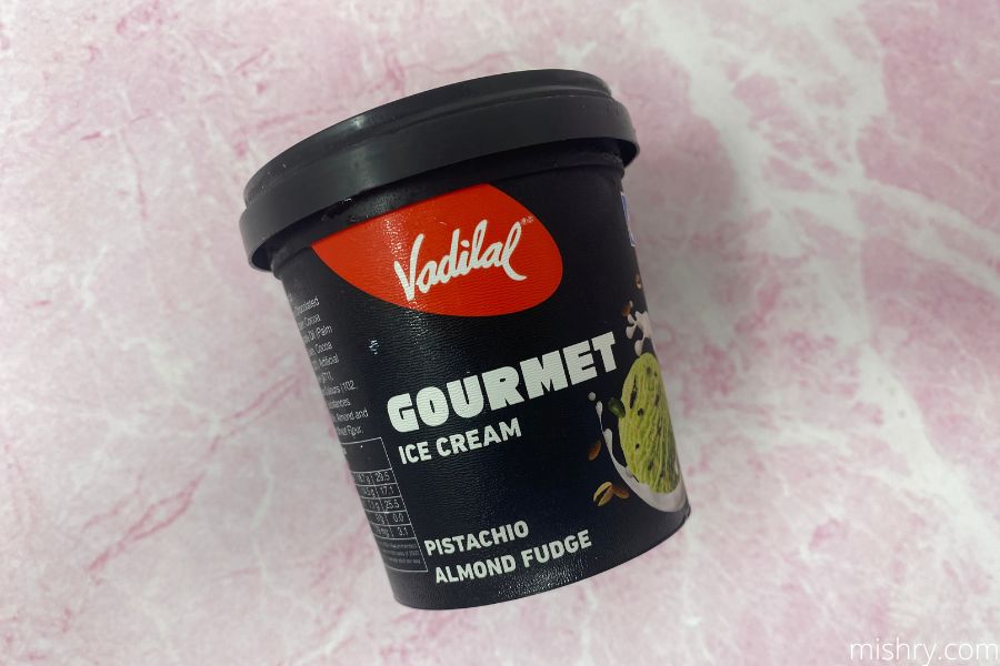 vadilal gourmet ice cream packing