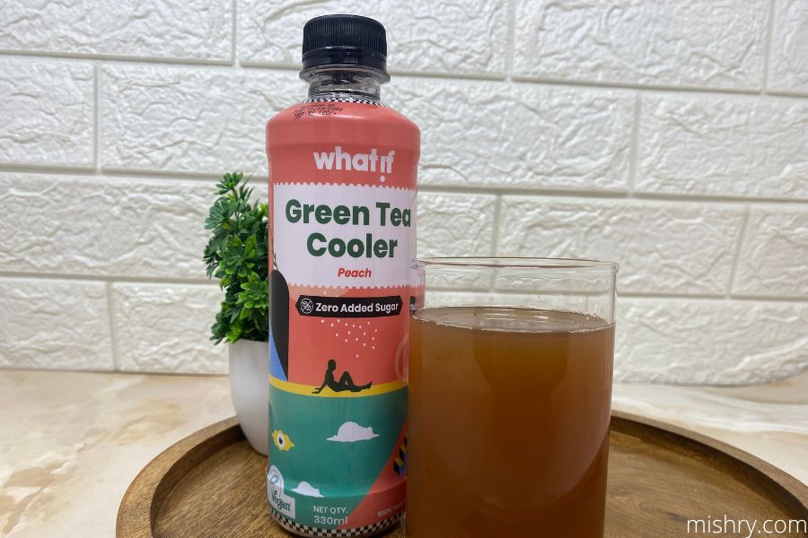 what if tea coolers green tea peach