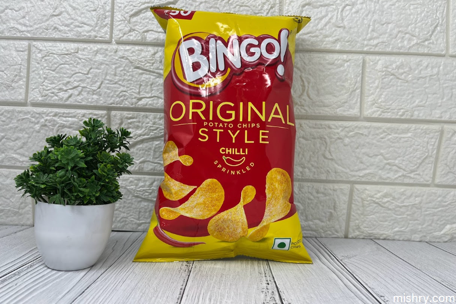 bingo potato chips packaging