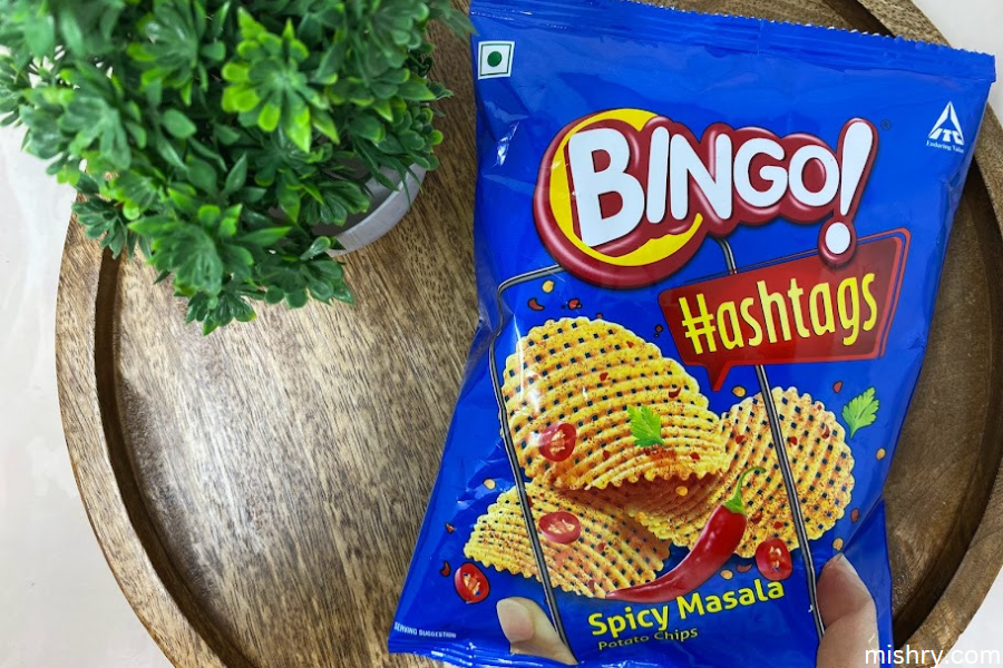 bingo potato chips spicy masala