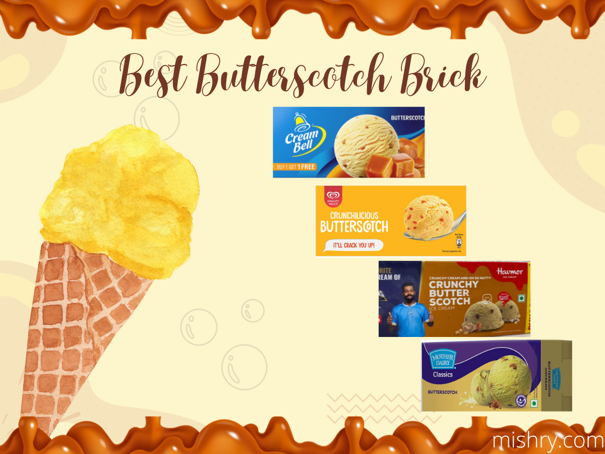 butterscotch ice cream brick