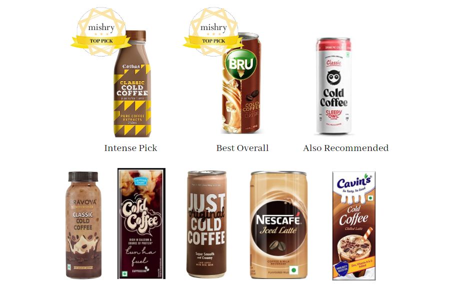 Best Cold Coffee Brands in India - Mishry (2023)