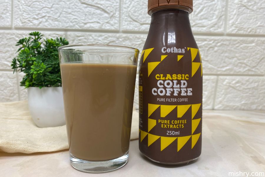 cold coffee brands cothas test