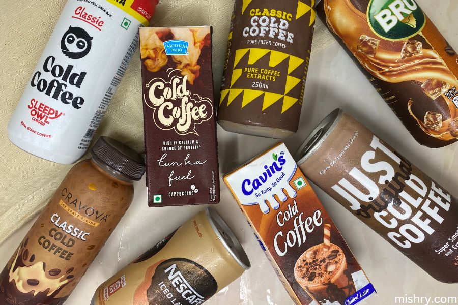 cold coffee brands packaging