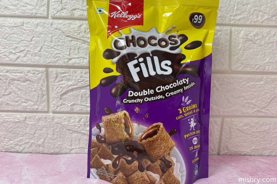 kellogg's choco fills packaging