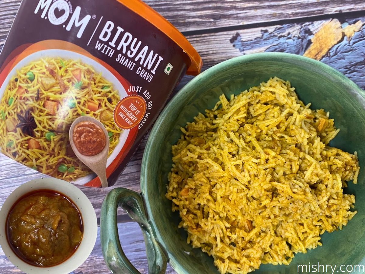 meal of the moment ready to eat veg biryani review