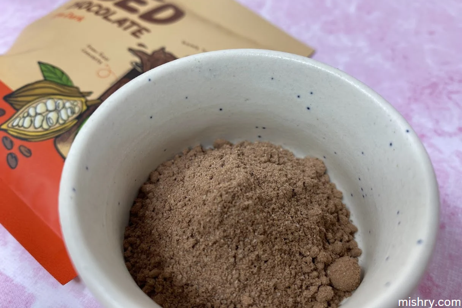 quick look at tiggle dark iced chocolate mix
