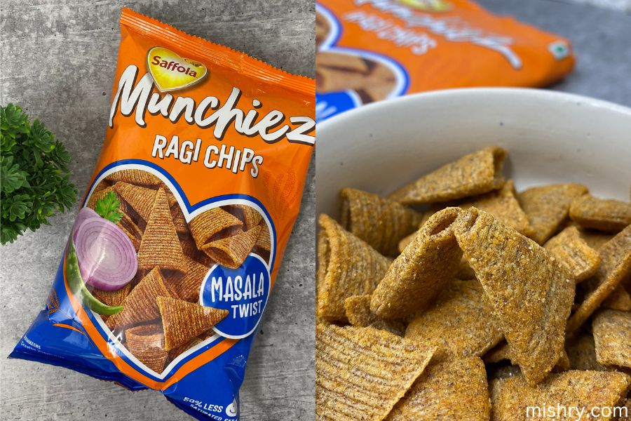 saffola munchiez ragi chips masala