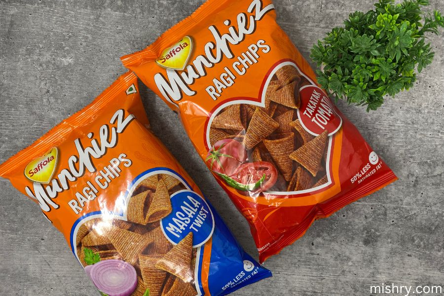 saffola munchiez ragi chips variants