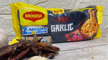 spicy garlic maggi