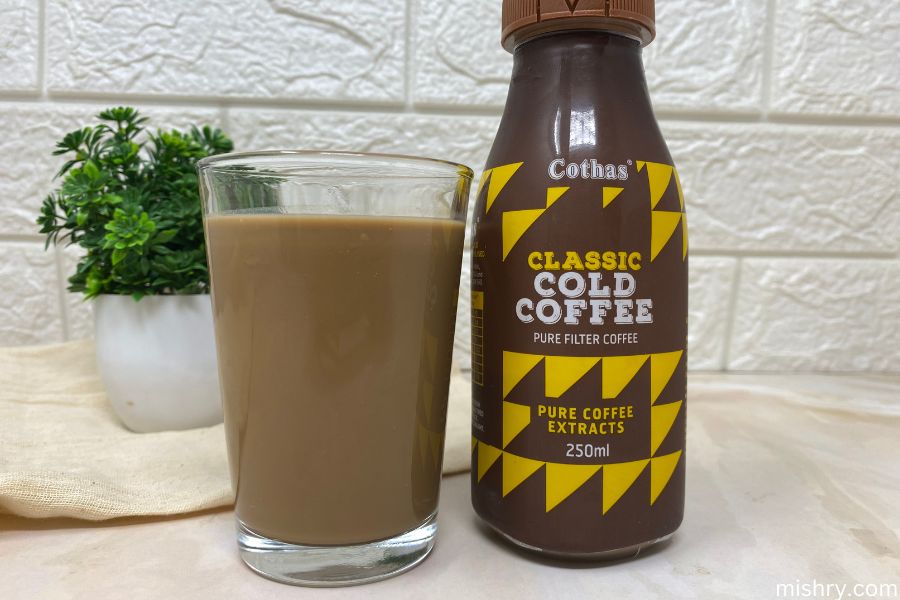 Cothas Classic Cold Coffee placed in a glass