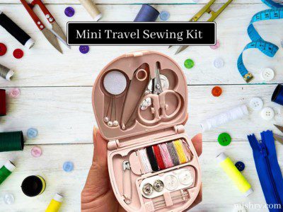 Mini travel sewing kit