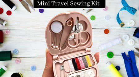 Mini travel sewing kit
