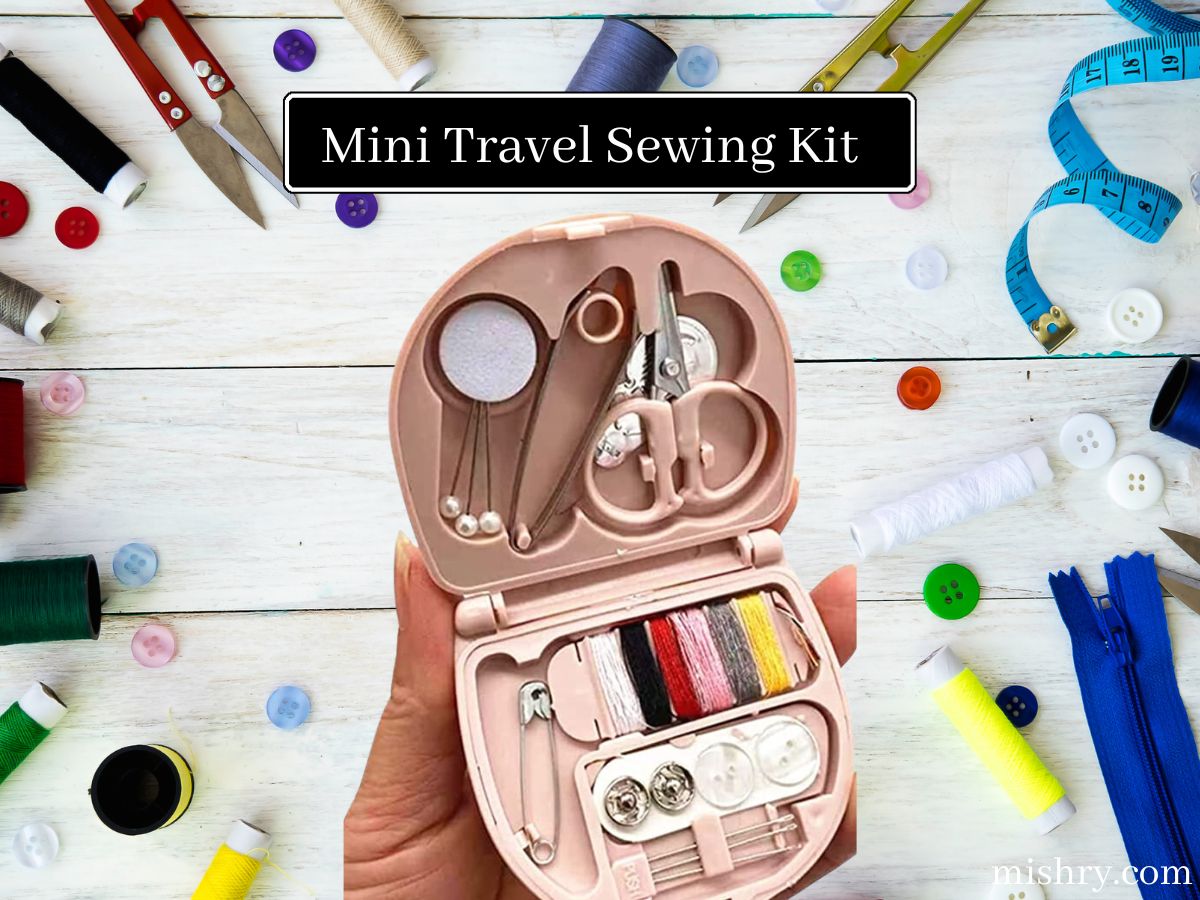 This handy little travel sewing kit is perfect for taking sewing