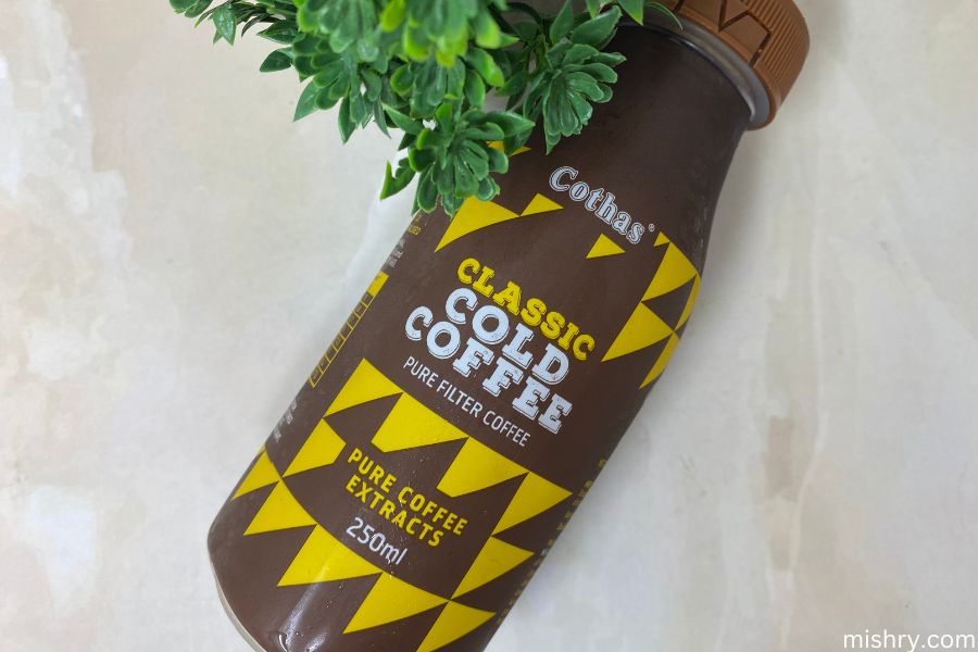 packaging of Cothas Classic Cold Coffee