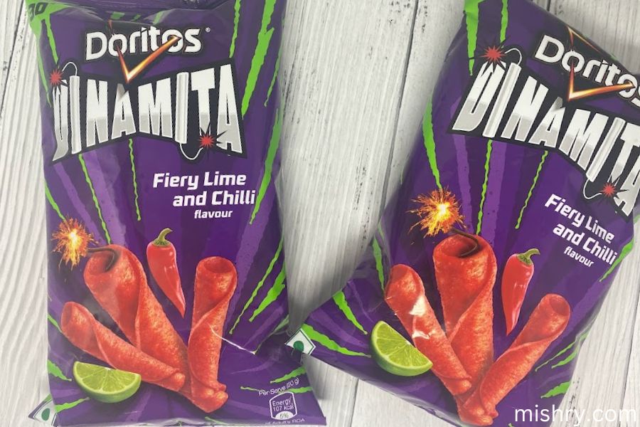 Doritos Dinamita Tortilla Chips packaging