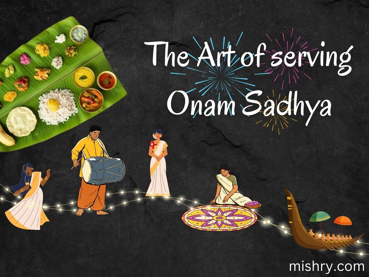 art of serving onam sadhya