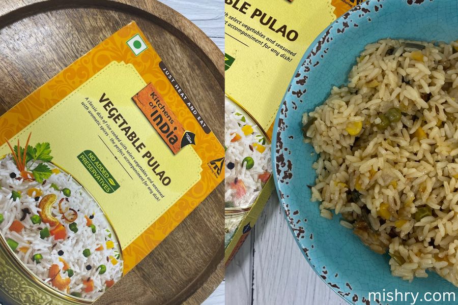 itc kitchens of india vegetable pulao review process