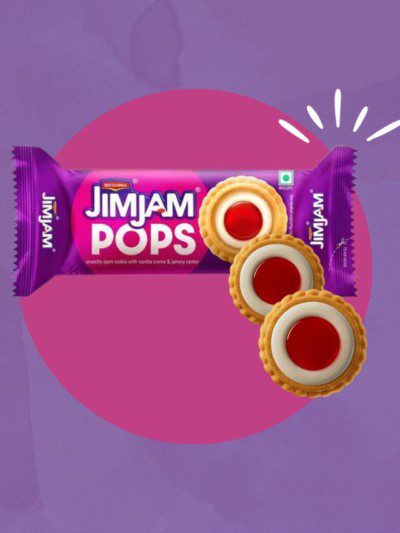 Britannia JimJam Pops Are Fun Open Creme Biscuits