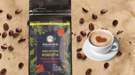 Mountain Brewed robusta instant coffee review