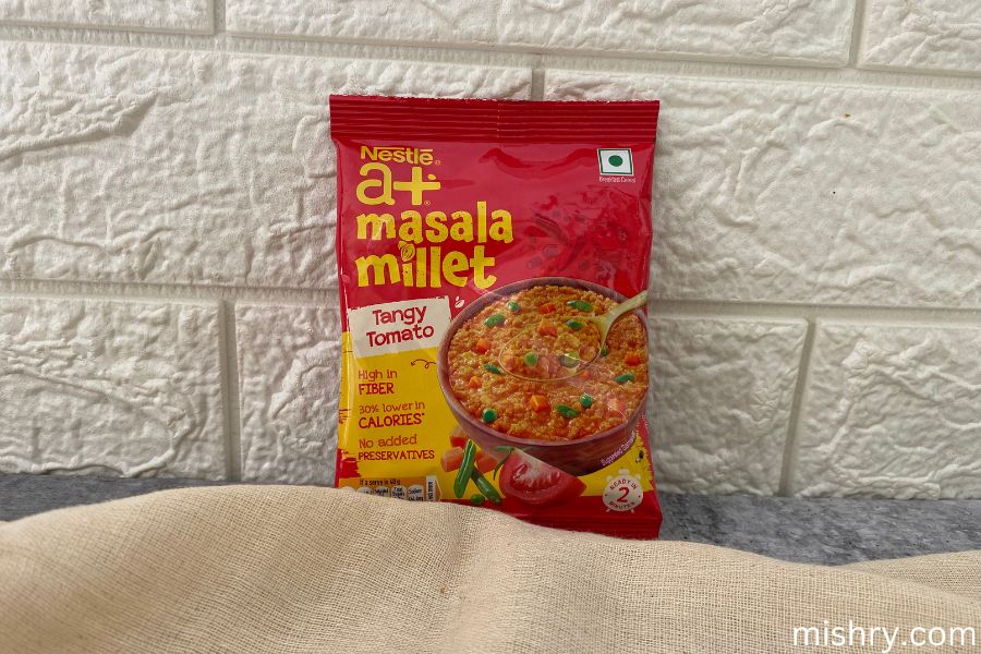 Nestle A+ Masala Millet tangy tomato packaging