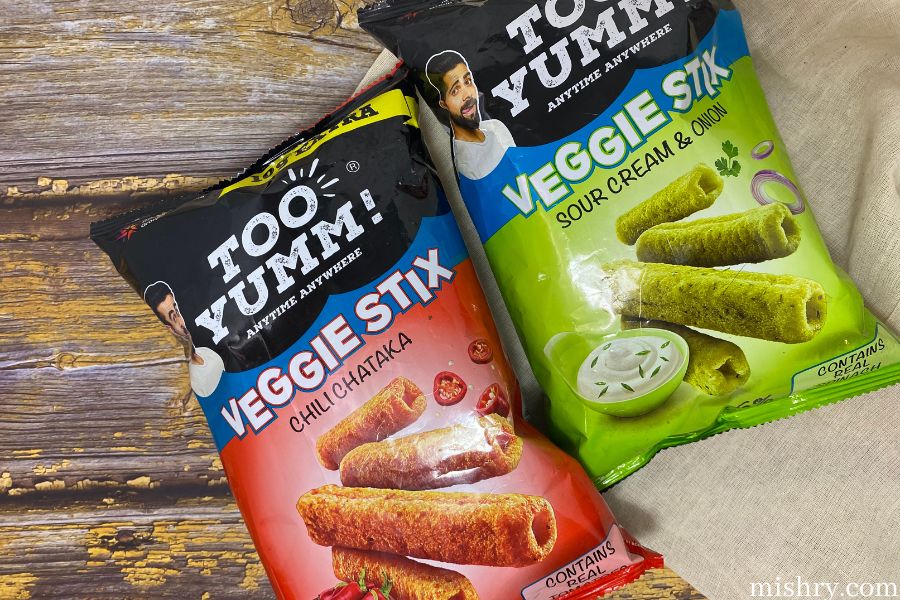 Too Yum Veggie stix reviewed variants