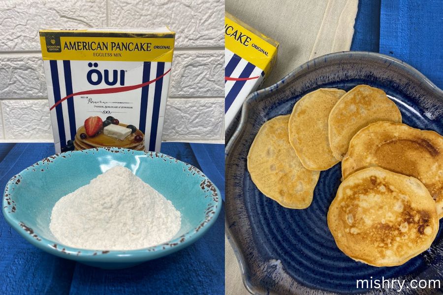 review process of oui pancake mix