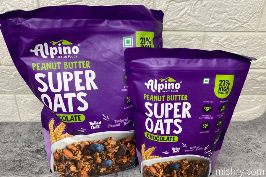 packaging of alpino chocolate oats