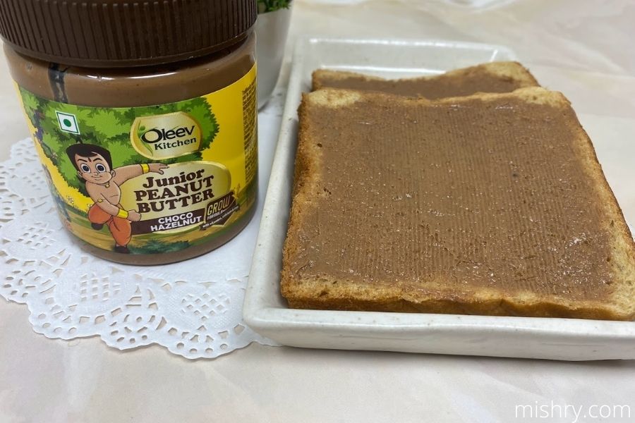 review process of Oleev Junior Peanut Butter