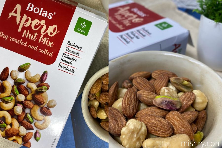 review process of apero nut mix