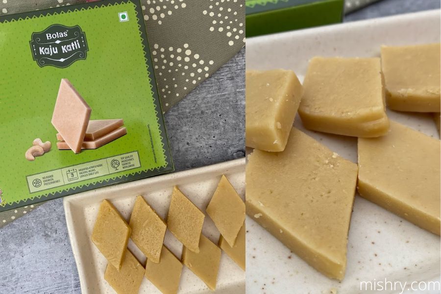 review process of kaju katli