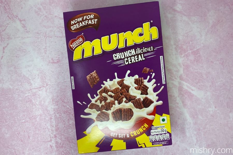 Nestle munch cereal outer pack