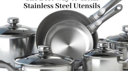 the best way to clean stainless steel utensils