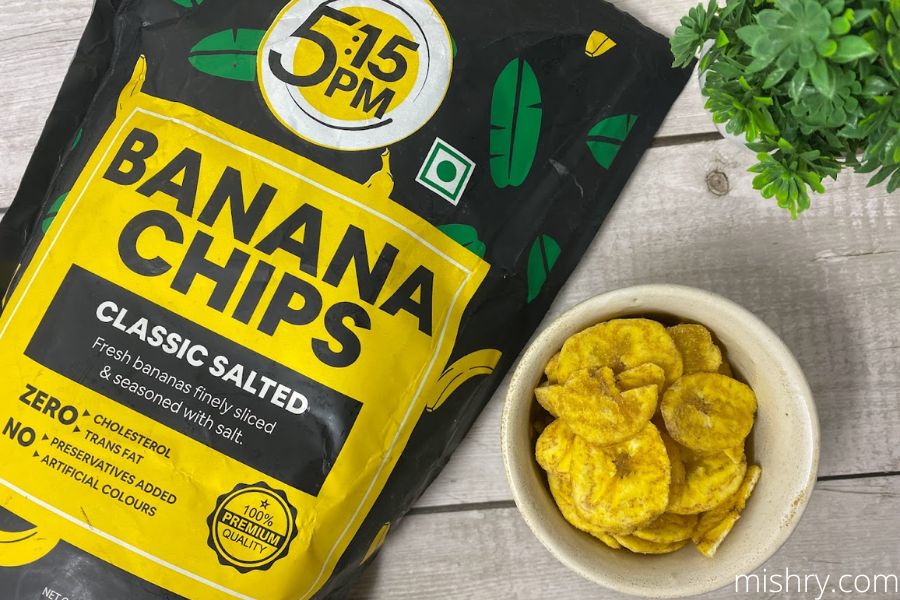 Yellow Banana chips review process