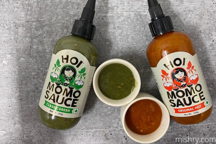 HOI Momos Sauces variants tried