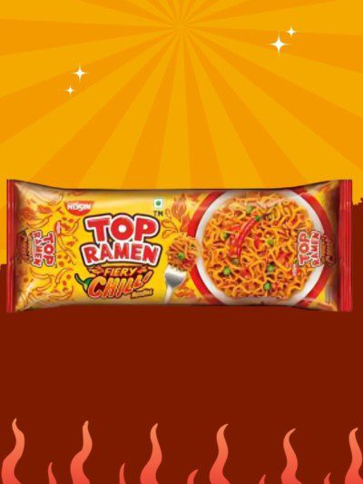 Top Ramen Fiery Chilli Noodles Are Convenient And Have A Desirable Texture